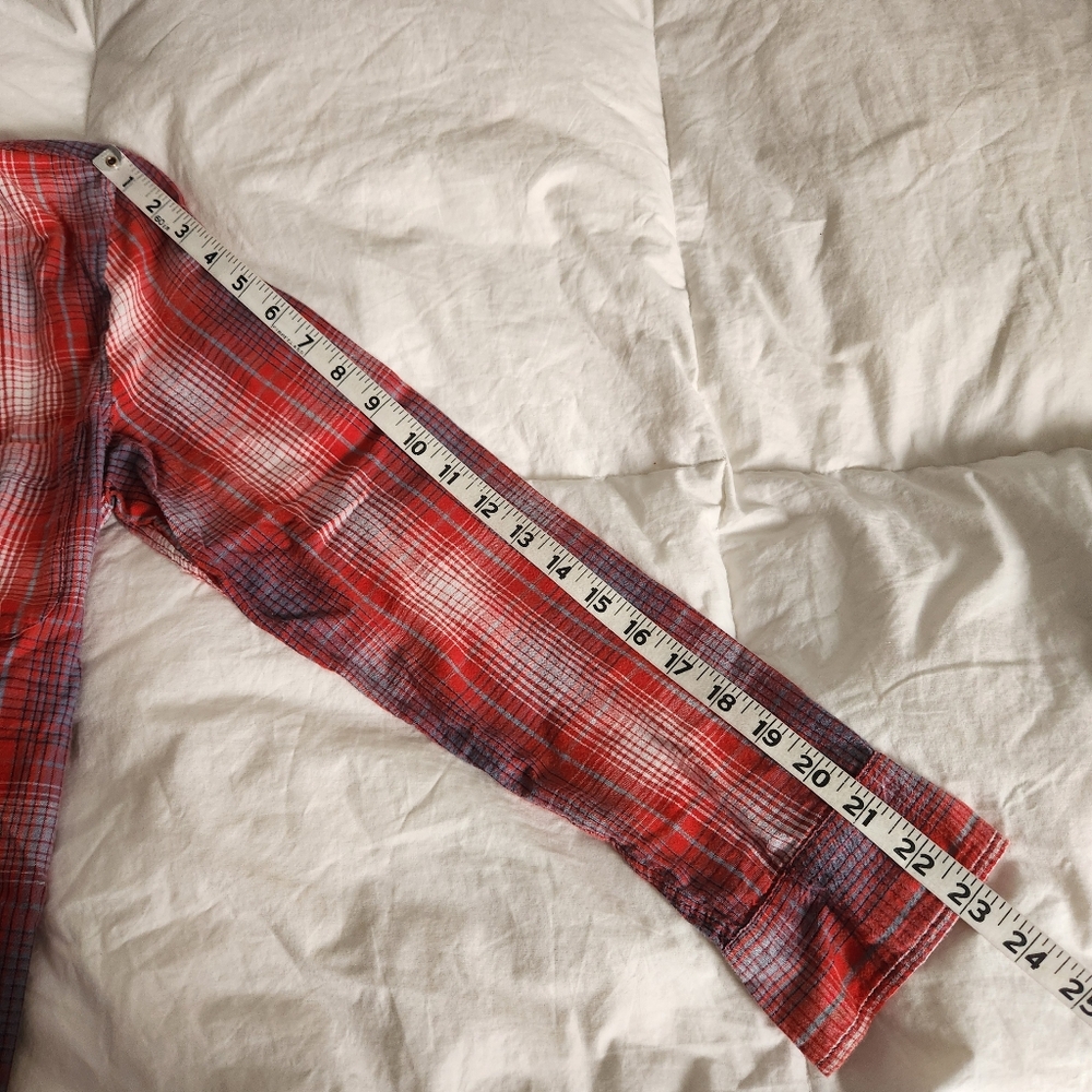 denim supply ralph lauren womens Plaid Shirt Size Medium - Picture 6 of 7